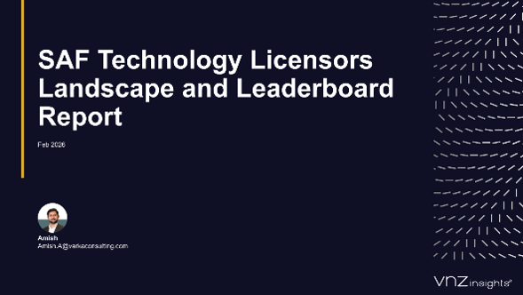 SAF Technology Licensors Landscape and Leaderboard Report